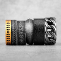 Thumbnail for Men's Retro Stainless Steel Rings - 14 Styles