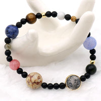 Thumbnail for You are the Sun in our Special Solar System Natural Stone Bracelet!