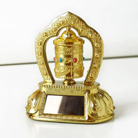 Thumbnail for Solar Energy Spinning Tibetan Prayer Wheel