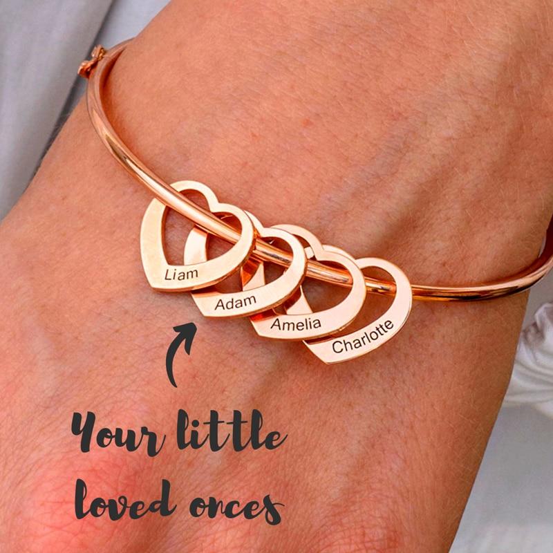 Customizable Stainless Steel 'DEVOTION' Love Bracelet