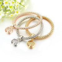 Thumbnail for Tree of Life Charm Bracelet with Austrian Crystals-BUY 1,GET 2 FREE for a LIMITED TIME!