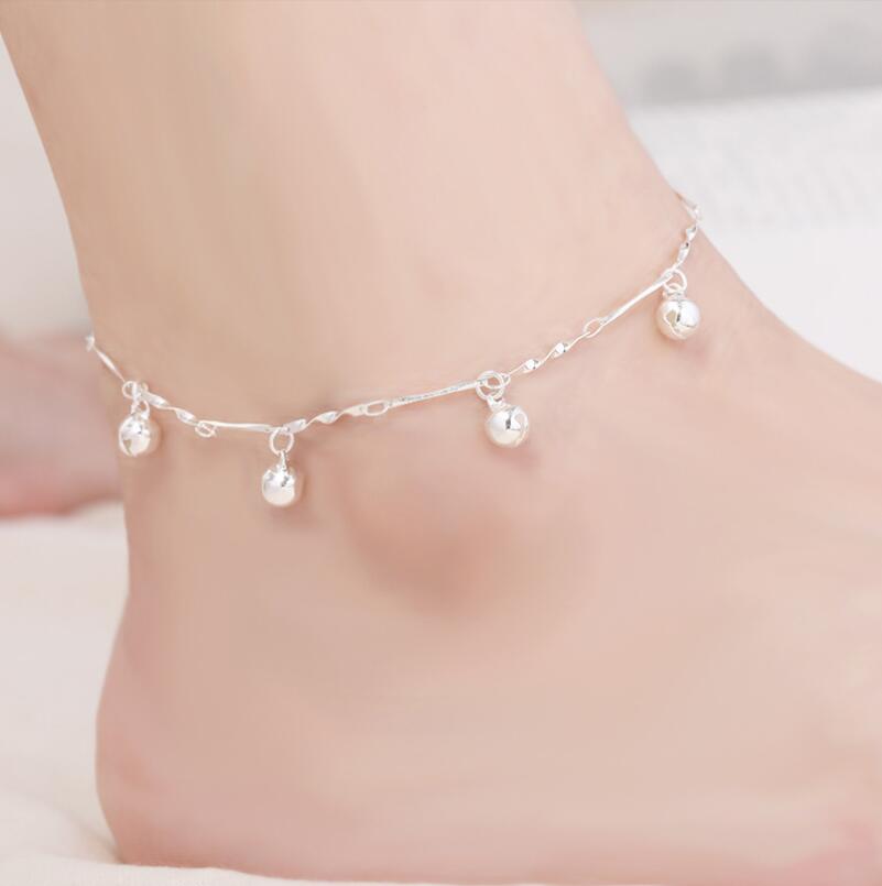 THAI SILVER Simple & Elegant 5 Bells Bracelet