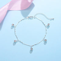 Thumbnail for THAI SILVER Simple & Elegant 5 Bells Bracelet