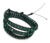 Thumbnail for The Courage Malachite Beads Wrap Bracelet