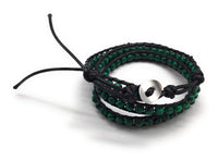 Thumbnail for The Courage Malachite Beads Wrap Bracelet