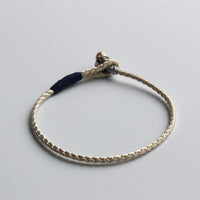 Thumbnail for Tibetan Buddhist Hand tied SNAKE Knot 'GOOD FORTUNE'  OM Mantra Accent Bracelet