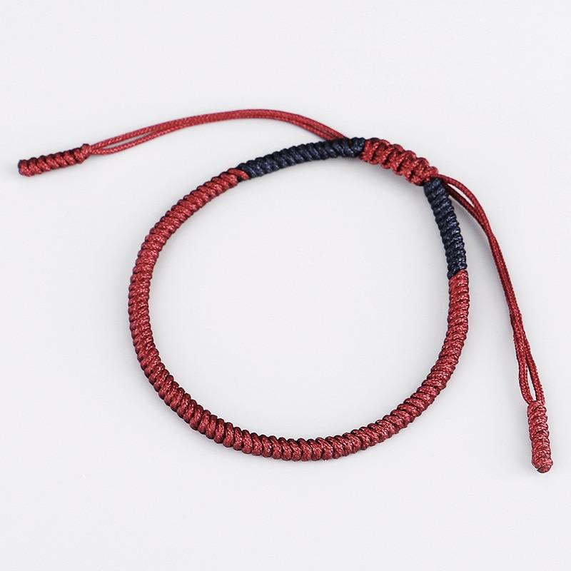 2 /pc Set Tibetan  Handmade Lucky Knot 'DETERMINATION' Bracelets