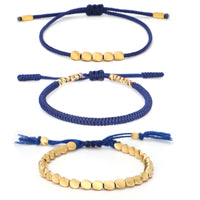 Thumbnail for Tibetan Lucky Knot Copper Bead Bracelet Set – BE OPTIMISTIC