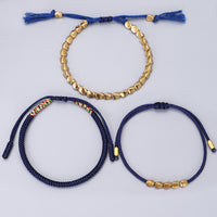 Thumbnail for Tibetan Lucky Knot Copper Bead Bracelet Set – BE OPTIMISTIC
