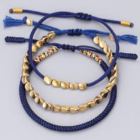 Thumbnail for Tibetan Lucky Knot Copper Bead Bracelet Set – BE OPTIMISTIC