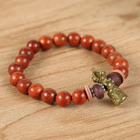 Thumbnail for Tibetan Ghanta Bell Sandalwood Bead Bracelet