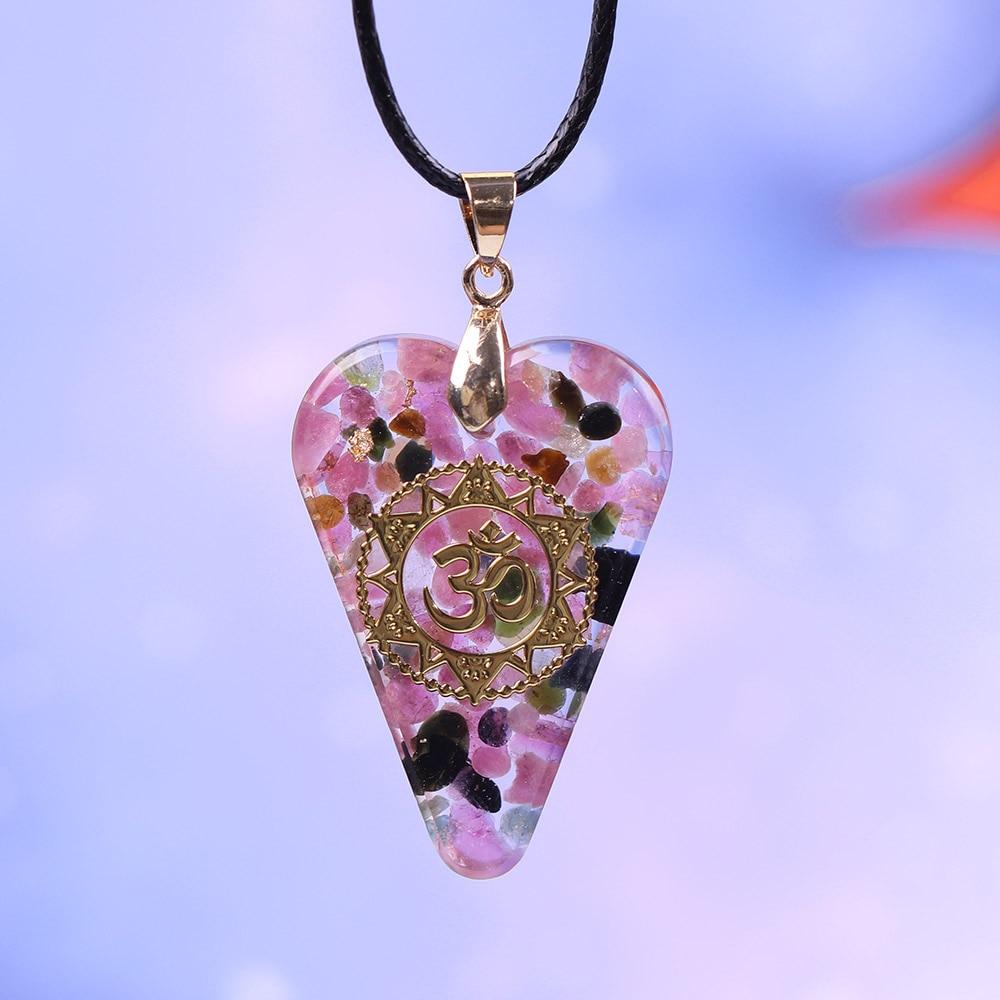 Handmade Heart Shaped 'LOVE & FRIENDSHIP' ORGONITE Pendant