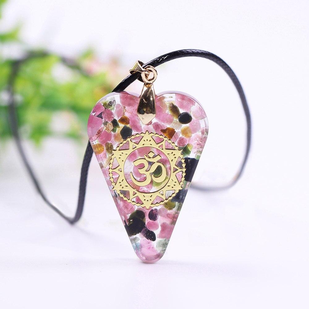 Handmade Heart Shaped 'LOVE & FRIENDSHIP' ORGONITE Pendant