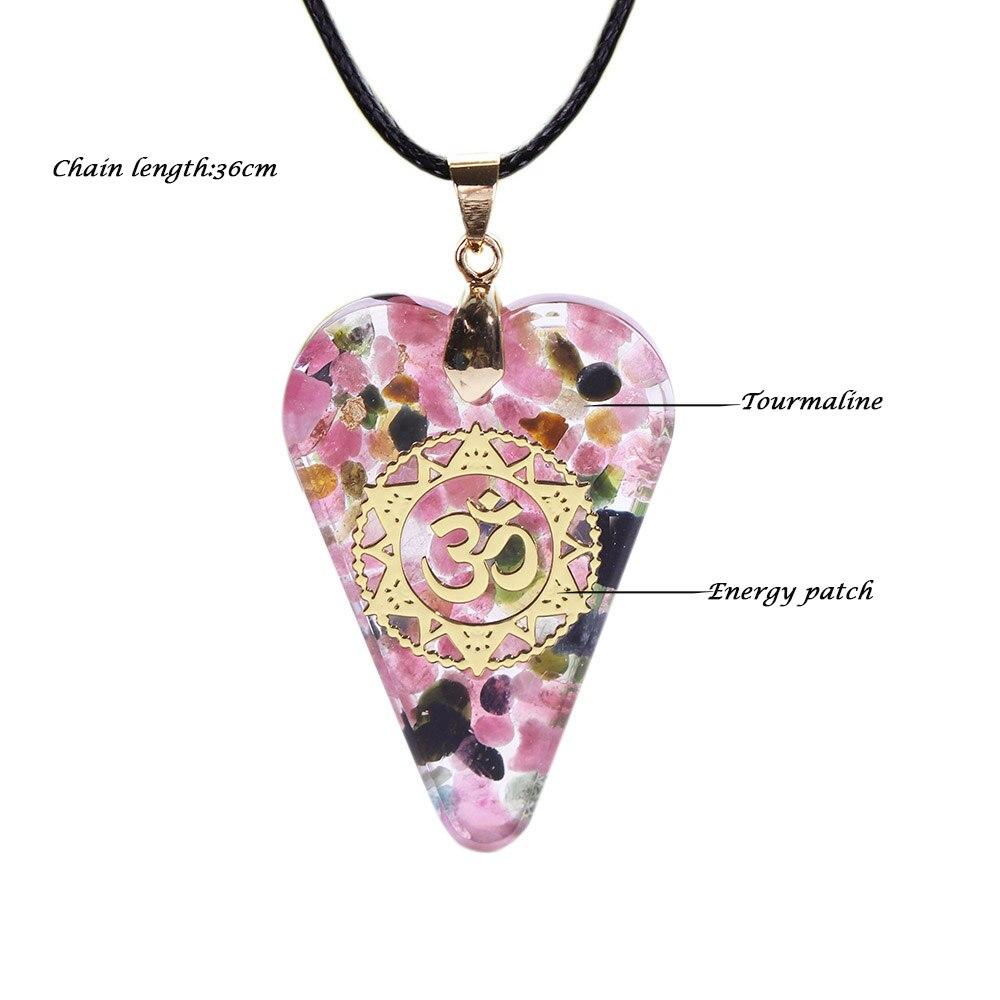 Handmade Heart Shaped 'LOVE & FRIENDSHIP' ORGONITE Pendant