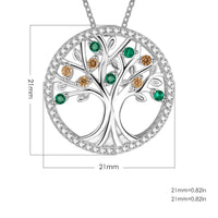 Thumbnail for Tree Of Life 925 Sterling Silver + Topaz