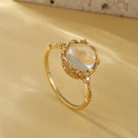Thumbnail for Unstoppable Luck Chalcedony and Citrine Ring
