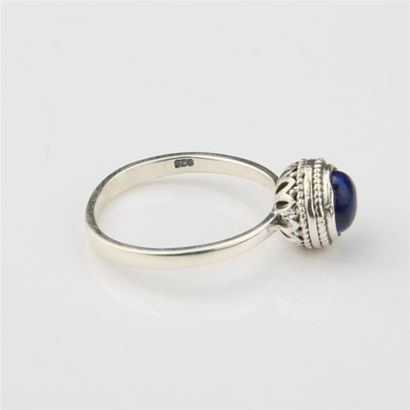 925 Sterling Silver Lapis Lazuli Stone Ring
