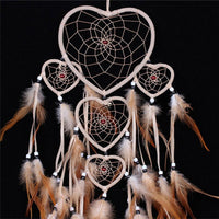 Thumbnail for Handmade 5 Circles Love Heart Dream Catcher