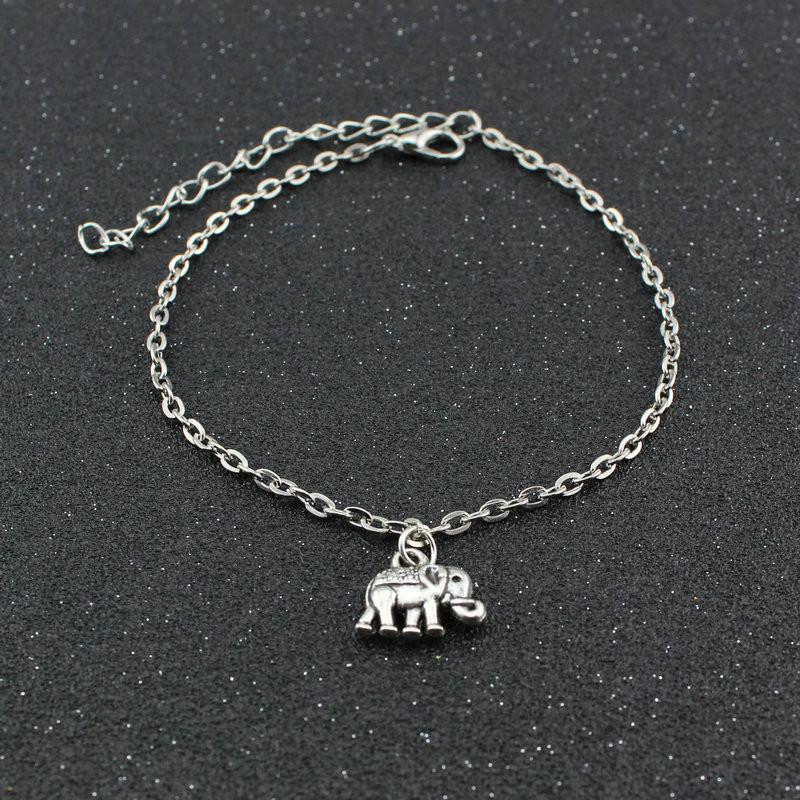 Ankle Bracelet Elephant Pendant