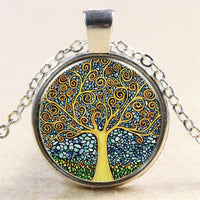 Thumbnail for Colorful Tree Of Life Pendant Necklace