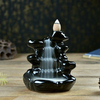 Thumbnail for Waterfall Porcelain Backflow Ceramic Incense Burner