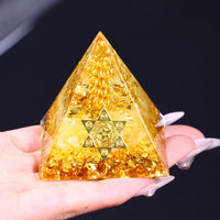 Thumbnail for Wealth and Prosperity Ceregat Orgonite Pyramid