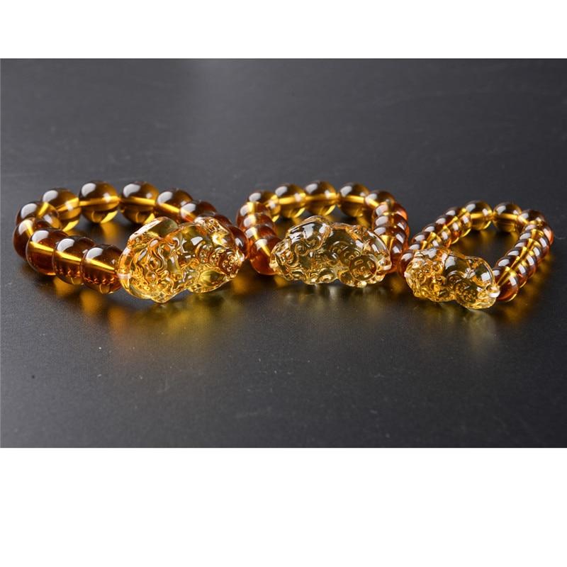 Natural Citrine Stone Lucky 'Pi Xiu' WEALTH Bracelet-IN STOCK USA!