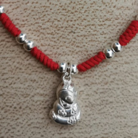 2024 Year of the Rabbit! S925 Silver Animal Zodiac Red Rope Bracelet