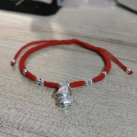 Thumbnail for 2024 Year of the Rabbit! S925 Silver Animal Zodiac Red Rope Bracelet