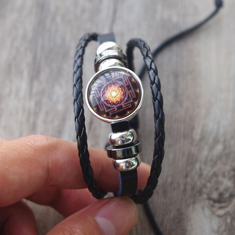 Sri Yantra Sacred Geometry Multi-Layer Bracelet