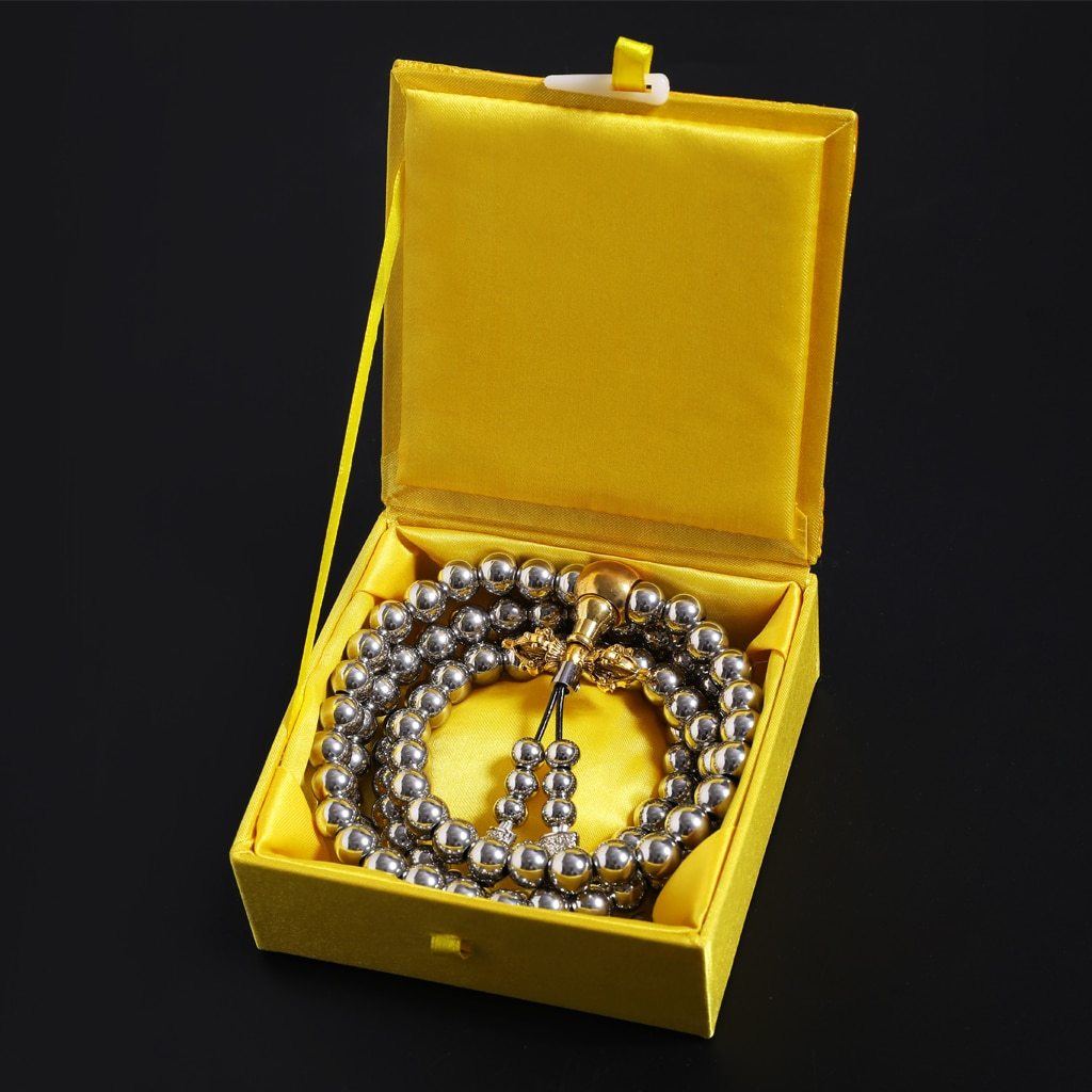 Buddha Stones Endless Knot Design Titanium Steel Strengthen Braided Le Buddha Stones Endless Knot Design Titanium Steel Strengthen Braided Le