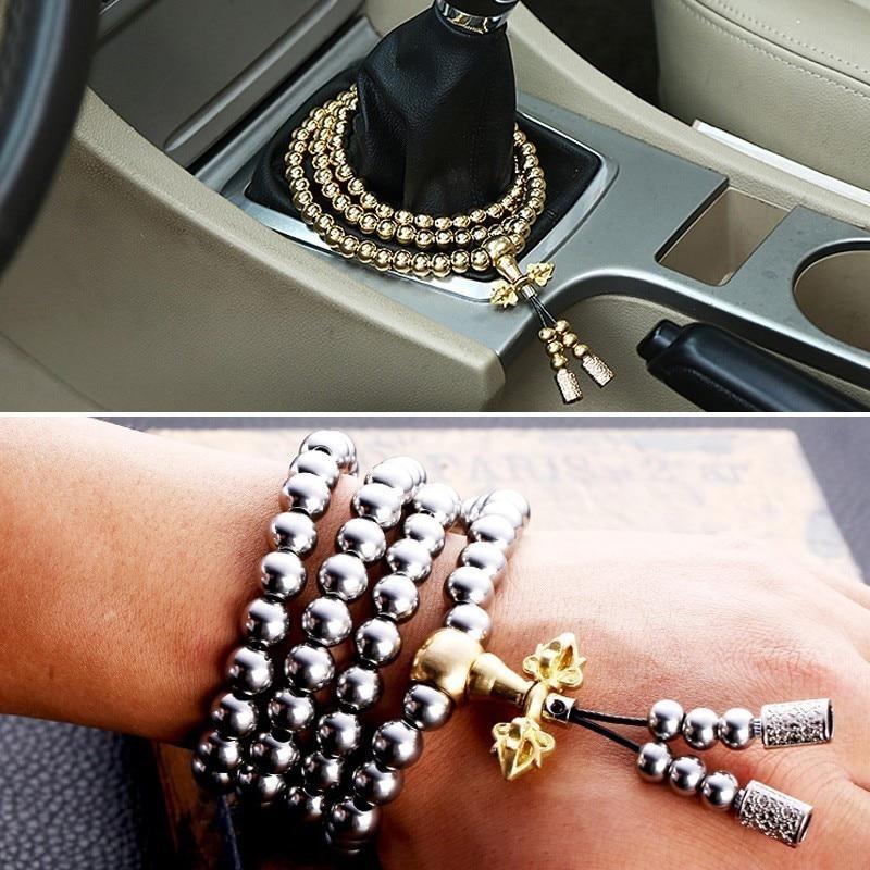 BUDDHAFIGUREN Hand-Mala Bracciale Buddista - Sandalo 10 mm BUDDHAFIGUREN Hand-Mala Bracciale Buddista - Sandalo 10 mm