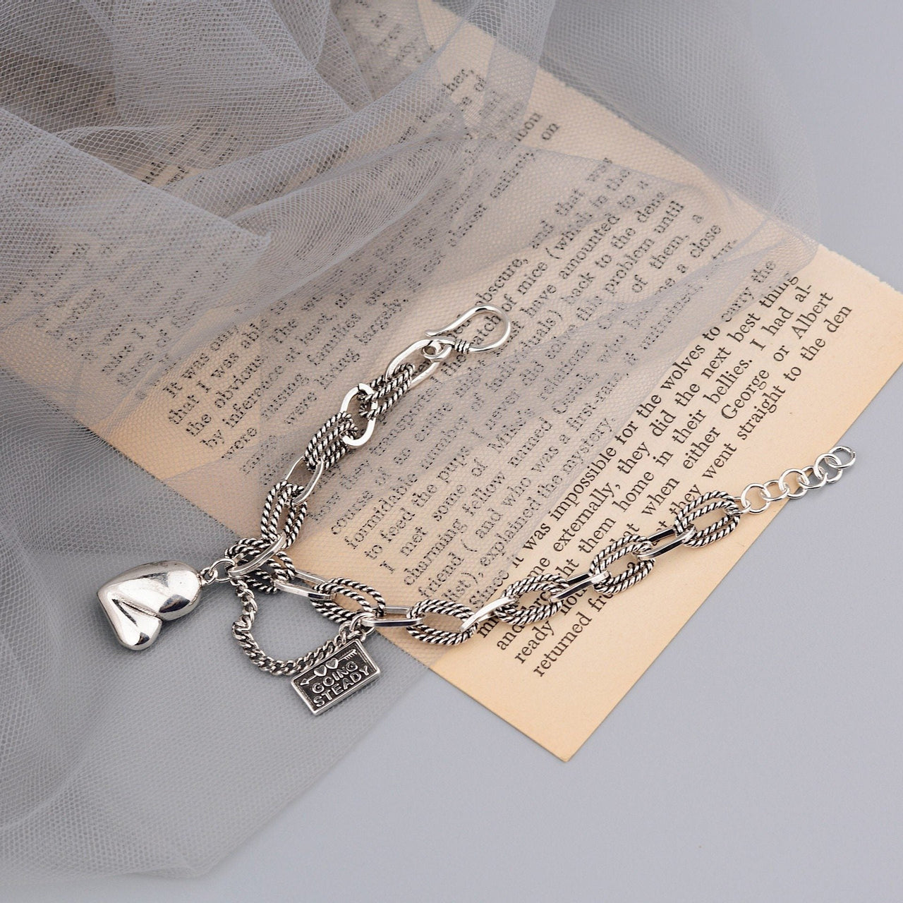 THAI SILVER Appreciation 'GOING STEADY' Bracelet