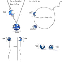 Thumbnail for THAI SILVER Blue Moon & Saturn Jewelry Set