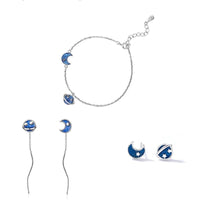 Thumbnail for Blue Moon & Saturn Jewelry Set