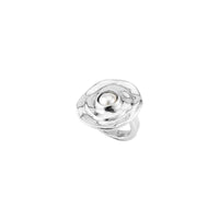 Thumbnail for THAI SILVER Dramatic Circular Pearl Ring