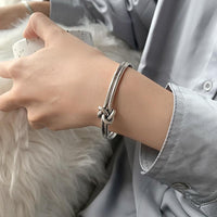 Thumbnail for THAI SILVER Knot Bracelet + Fish Bangle- SAVE BIG with the 2pc SET!