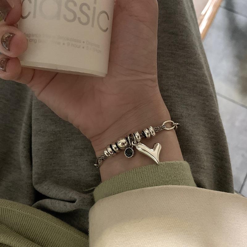 THAI SILVER- L FOR LOVE Bracelet