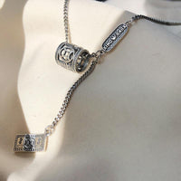 Thumbnail for THAI SILVER Good Luck 'Money Rain' Necklace