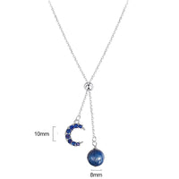 Thumbnail for THAI SILVER Blue Moon ETHEREAL Necklace