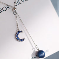 Thumbnail for THAI SILVER Blue Moon ETHEREAL Necklace