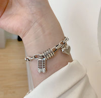 Thumbnail for THAI SILVER Attract Money & Prosperity 'Abacus' Bracelet