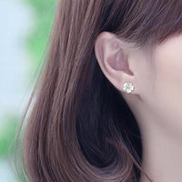 Thumbnail for THAI SILVER Plumeria FLOWER Necklace + Earrings SET