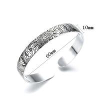 Thumbnail for THAI SILVER Lotus Flower TRANSFORMATION Bangle