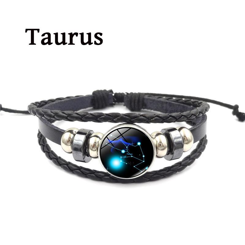 Colorful Zodiac Astrology Sign Bracelet