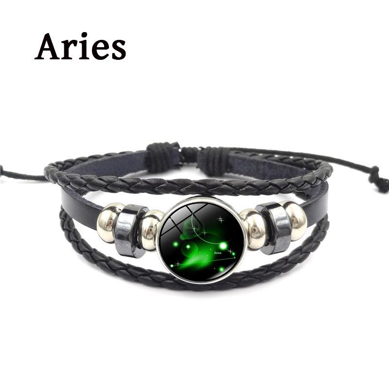 Colorful Zodiac Astrology Sign Bracelet