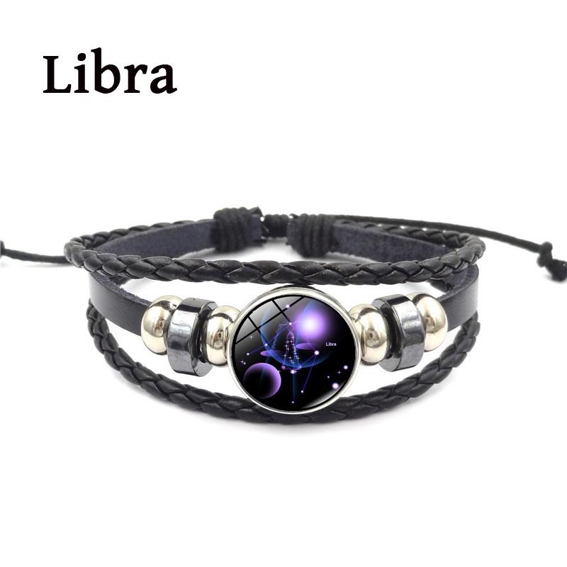 Colorful Zodiac Astrology Sign Bracelet