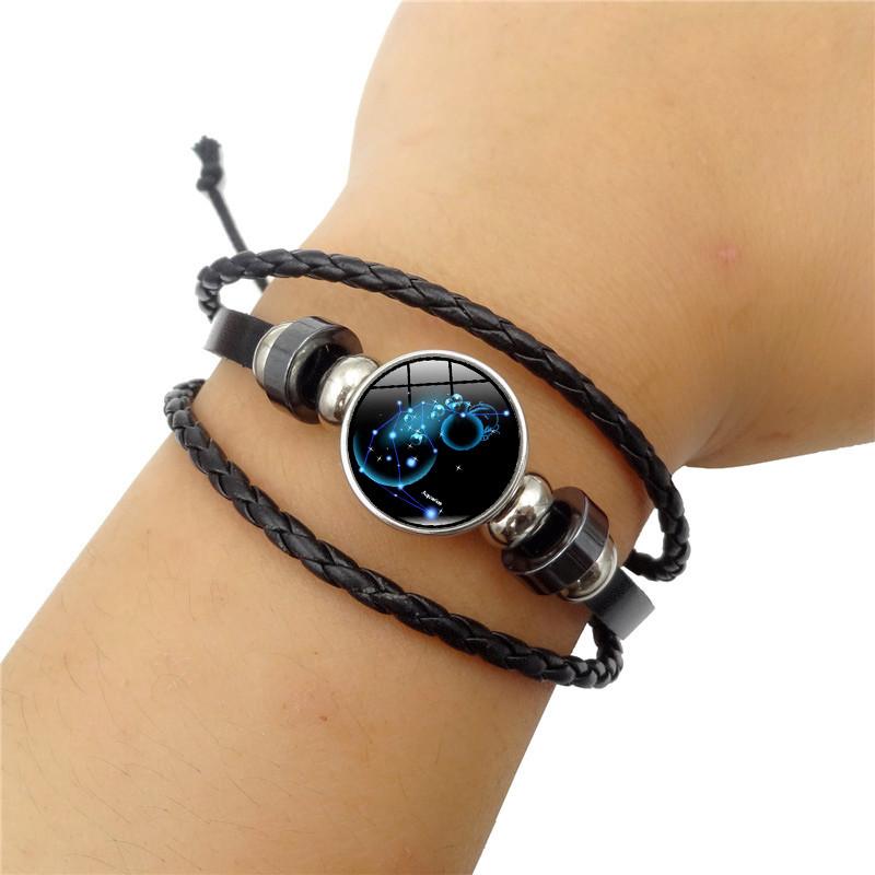 Colorful Zodiac Astrology Sign Bracelet