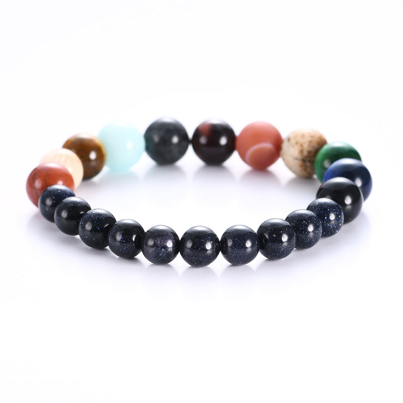 Mens Guardian of the Solar System Stone Bracelet YourSoulPlace