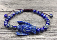 Thumbnail for Pyrite,Lapis, Jasper & Tiger Eye GUARDIAN ANGEL bracelet